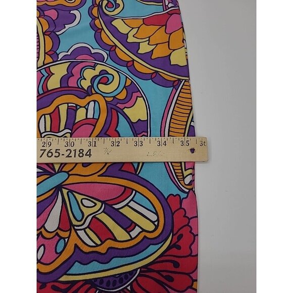 Lily Pulitzer Sun Dress Women's Size Small Colorful Floral Silk Blend - Picture 7 of 7